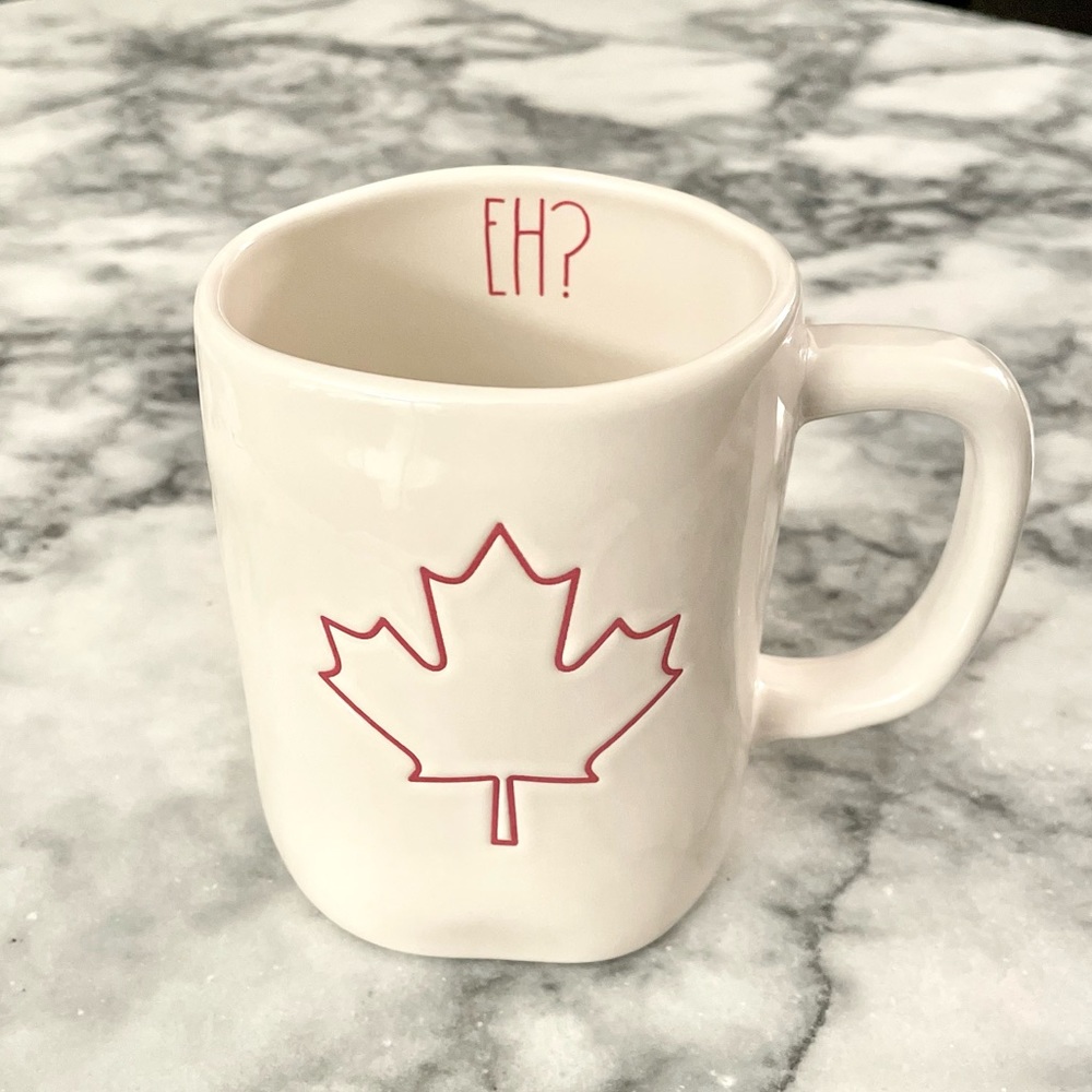 Rae Dunn Canada Maple Leaf Eh? Mug